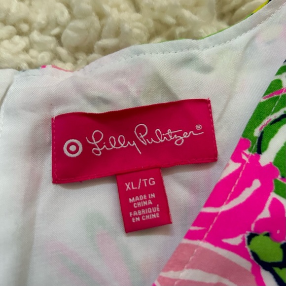 Iilly Pulitzer For Target Floral V-Neck Blouse Size XL - Picture 7 of 8